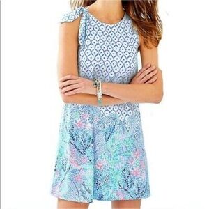 Lilly Pulitzer Luella Dress Multi Sea La Vie Sleeveless Shift Women’s - XL
